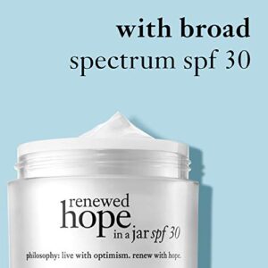 philosophy renewed hope in a jar - moisturizer - spf 30, 2 oz