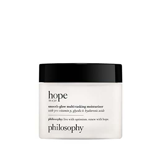 philosophy renewed hope in a jar smooth glow multi-tasking moisturizer, 4 Fl. Oz.