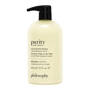 philosophy purity made simple one-step facial cleanser, 22 oz