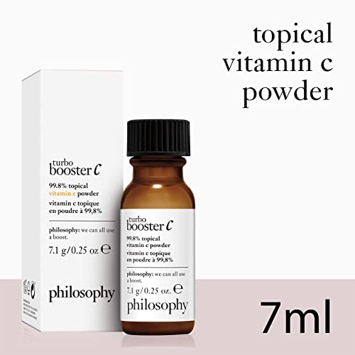 philosophy Turbo Booster c 99.8% Topical Vitamin C Powder, 0.25 Oz