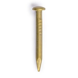 hardware philosophy pure brass nails, 0.6 inch, bag of 100 – architectural, interior design, doors, furniture cabinet customization hardware