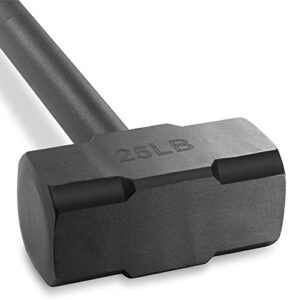Philosophy Gym Fitness Hammer, 25 LB - Steel Hammer for Strength Training