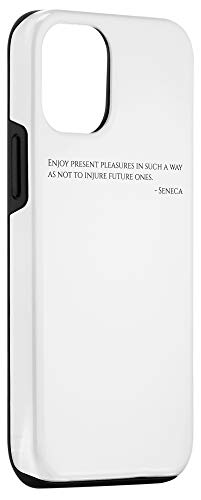 iPhone 12/12 Pro Stoic Philosophy - Seneca Quote On Pleasures - Stoicism Case