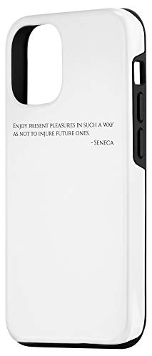 iPhone 12/12 Pro Stoic Philosophy - Seneca Quote On Pleasures - Stoicism Case