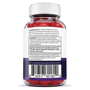 Justified Laboratories Bio Lyfe Keto ACV Gummies 1000MG with Pomegranate Juice Beet Root B12 60 Gummys