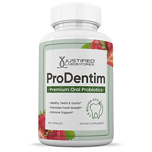 Prodentim 1.5 Billion CFU Oral Probiotic Supports Strong Healthy Gums Teeth Bad Breath 60 Capsules