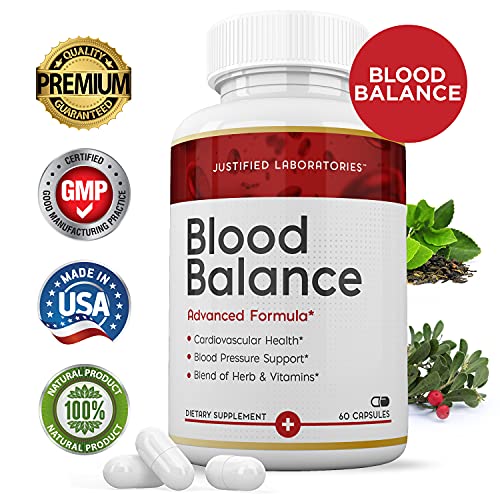 (5 Pack) Blood Balance Advanced Formula 620MG All Natural Formula Supplement Pills 300 Capsules