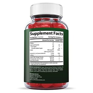 Justified Laboratories (2 Pack) ACV for Heath Keto ACV Gummies 1000MG with Pomegranate Juice Beet Root B12 120 Gummys