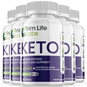trim life keto ketosis supplement pills (5 pack)