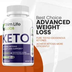 Trim Life Keto Ketosis Supplement Pills (5 Pack)