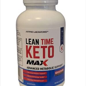 (5 Pack) Lean Time Keto 1200MG Pills Includes Apple Cider Vinegar goBHB Strong Exogenous Ketones Advanced Ketogenic Supplement Ketosis Support for Men Women 300 Capsules