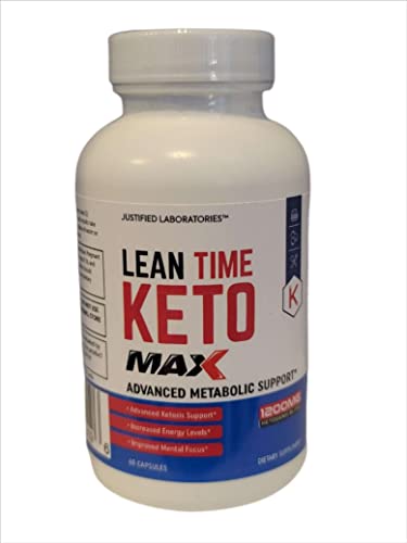 (5 Pack) Lean Time Keto 1200MG Pills Includes Apple Cider Vinegar goBHB Strong Exogenous Ketones Advanced Ketogenic Supplement Ketosis Support for Men Women 300 Capsules