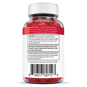 Justified Laboratories (2 Pack) Fast Keto ACV Gummies 1000MG with Pomegranate Juice Beet Root B12 120 Gummys