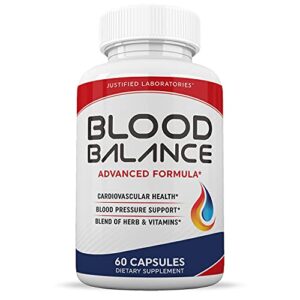 (3 Pack) Blood Balance Advanced Formula 620MG All Natural Supplement Pills 180 Capsules