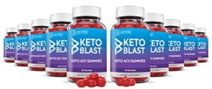 (10 pack) keto blast gummies 1000mg acv with pomegranate juice beet root b12 600 gummys
