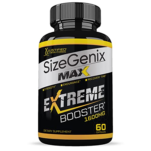 (3 Pack) Sizegenix Max 1600MG All Natural Advanced Men's Health Formula 180 Capsules