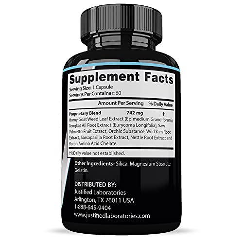 XL Real Muscle Gainer All Natural Advanced Men's Heath Formula 60 Capsules