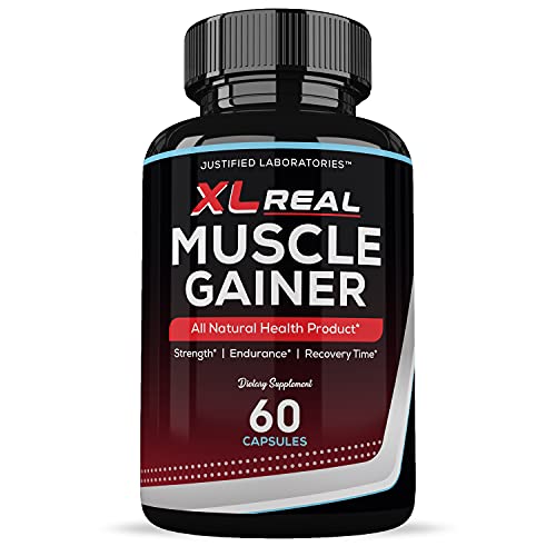 XL Real Muscle Gainer All Natural Advanced Men's Heath Formula 60 Capsules