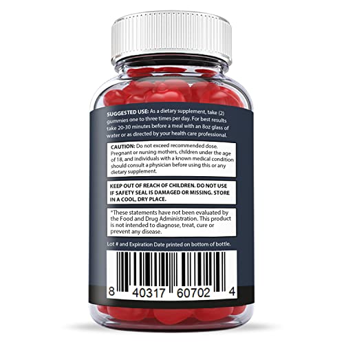 Justified Laboratories (10 Pack) Kickin Keto ACV Gummies 1000MG with Pomegranate Juice Beet Root B12 600 Gummys