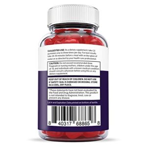 Justified Laboratories (10 Pack) Ketology Keto ACV Gummies 1000MG with Pomegranate Juice Beet Root B12 600 Gummys