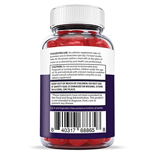 Justified Laboratories (10 Pack) Ketology Keto ACV Gummies 1000MG with Pomegranate Juice Beet Root B12 600 Gummys