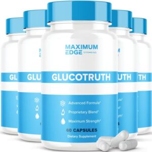 (5 pack) glucotrust capsules gluco trust supplement pills glucose (300 capsules)