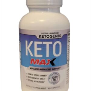 Ketogenix Max 1200mg Keto Pills Ketogenic Supplement Includes goBHB Exogenous Ketones Apple Cider Vinegar Macadamia Nut Oil and Green Tea Advanced Ketosis Support for Men Women 300 Capsules 5 Bottles