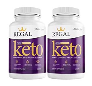 (2 Pack) Regal Keto, Strong Advanced Formula 1300mg, Made in The USA, (2 Bottle Pack), 60 Day Supply