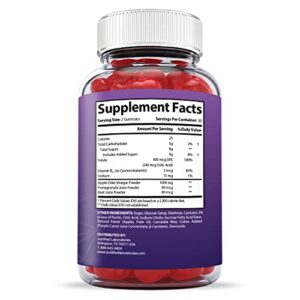 Justified Laboratories (10 Pack) Royal Keto ACV Gummies 1000MG with Pomegranate Juice Beet Root B12 600 Gummys