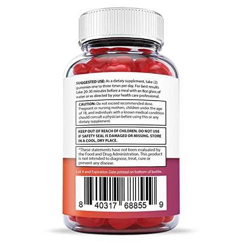 Justified Laboratories (3 Pack) Keto Max ACV Gummies 1000MG with Pomegranate Juice Beet Root B12 180 Gummys