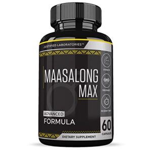 (5 Pack) Maasalong Max 1600MG All Natural Advanced Men's Health Masalong Formula 300 Capsules