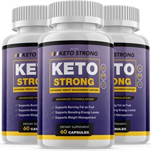 (3 pack) keto strong xp advanced formula ketosis pills (180 capsules)