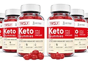 Justified Laboratories (10 Pack) Truly Keto ACV Gummies 1000MG with Pomegranate Juice Beet Root B12 600 Gummys