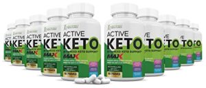 justified laboratories (10 pack) active keto acv max pills 1675 mg formulated with apple cider vinegar keto support blend 600 capsules