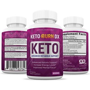 (2 Pack) Keto Burn DX Pills 800MG Includes Apple Cider Vinegar goBHB Exogenous Ketones Advanced Ketosis Support for Men Women 120 Capsules