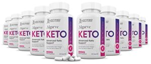 justified laboratories (10 pack) algarve keto acv pills 1275mg formulated with apple cider vinegar keto support blend 600 capsules