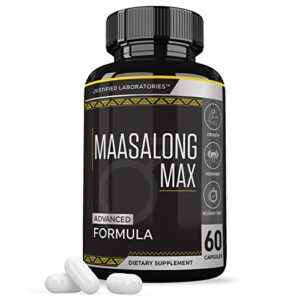 maasalong max 1600mg all natural advanced men’s health masalong formula 60 capsules