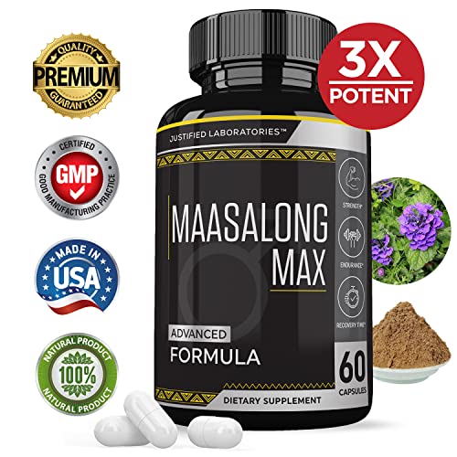 Maasalong Max 1600MG All Natural Advanced Men's Health Masalong Formula 60 Capsules