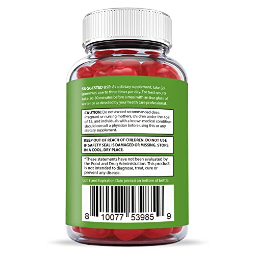 Justified Laboratories (5 Pack) Viaketo Keto Gummies 1000MG Via Keto ACV with Pomegranate Juice Beet Root B12 300 Gummys