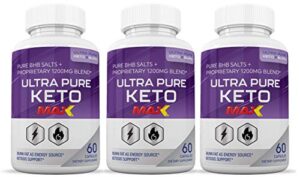 ultra pure keto x burn 1200mg keto pills advanced ketogenic supplement real exogenous ketones ketosis for men women 3 bottles
