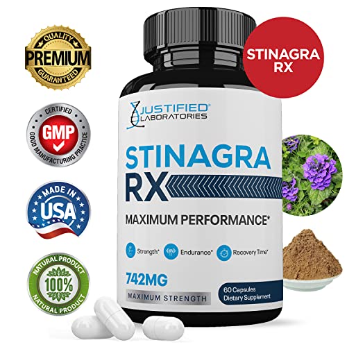 Stinagra RX 742mg All Natural Advanced Men's Health Formula 60 Capsules