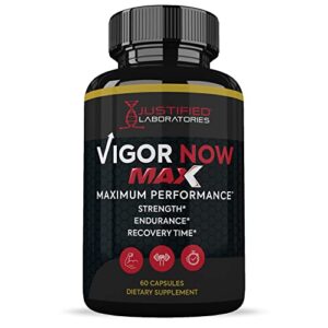 (2 Pack) Vigor Now Max 1600MG All Natural Advanced Men's Health Formula 120 Capsules