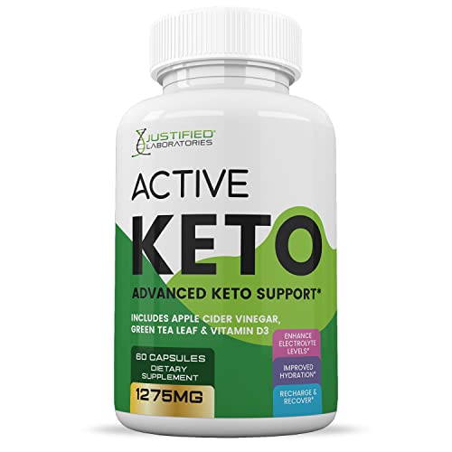 Justified Laboratories (2 Pack) Active Keto Max ACV Pills 1275MG Formulated with Apple Cider Vinegar Keto Support Blend 102 Capsules