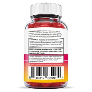 Justified Laboratories (2 Pack) Try Quick Keto ACV Gummies 1000MG with Pomegranate Juice Beet Root B12 120 Gummys