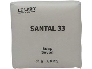le labo santal 33 soap lot of 5 each 1.76oz bars. total of 8.8oz