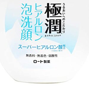 Hada Labo Rohto Gokujyn Hyaluronic Acid Cleansing Foam, 160ml