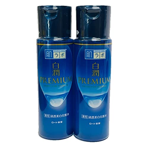 ROHTO Hadalabo Shirojun Premium Lotion 170ml x 2 bottle set