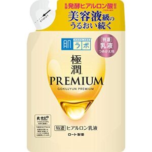 hada labo gokujun premium hyaluronic emulsion refill cream 140ml