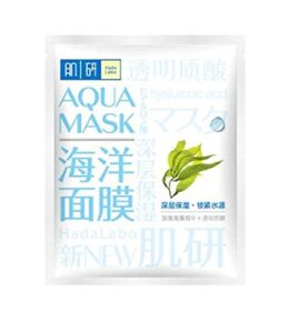 hada labo aqua mask hydrationg 22ml 1’s-nutrient-rich seaweed essence and hyaluronic acid to help nourish and intensely hydrate skin