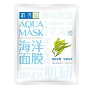 HADA LABO Aqua Mask Hydrationg 22ml 1's-Nutrient-Rich Seaweed Essence and Hyaluronic Acid to Help Nourish and intensely Hydrate Skin